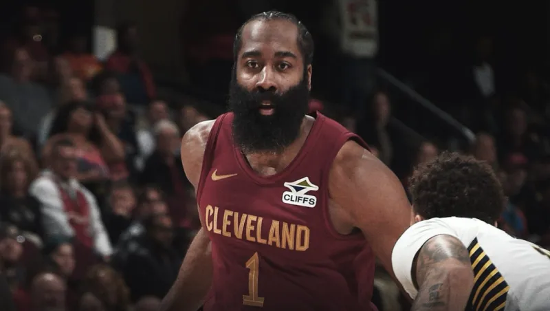 NBA常规赛骑士以117-108战胜步行者

本场比赛，骑士球员哈登出战34分钟