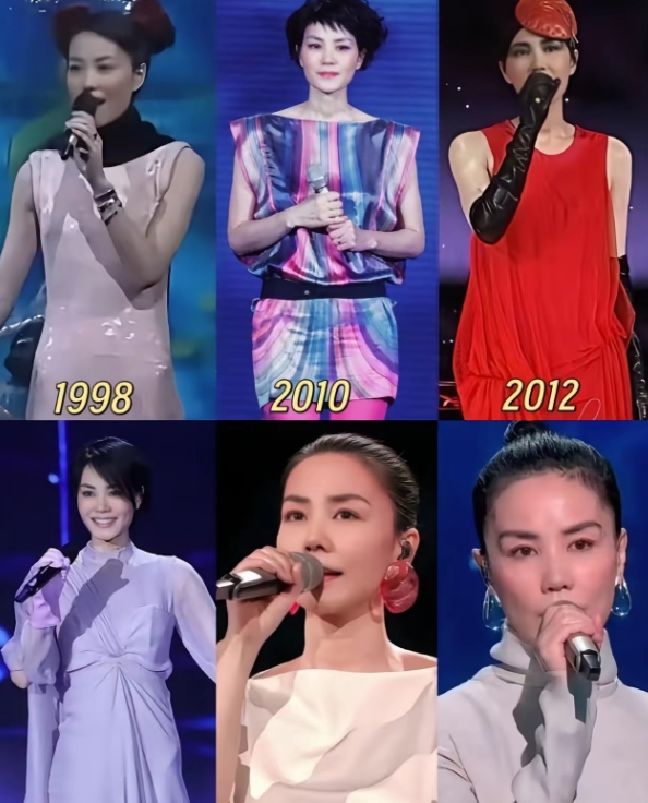 华语天后王菲造型
每一款都青春洋溢，气质不凡，
但今年2026年肉眼可见的老了，