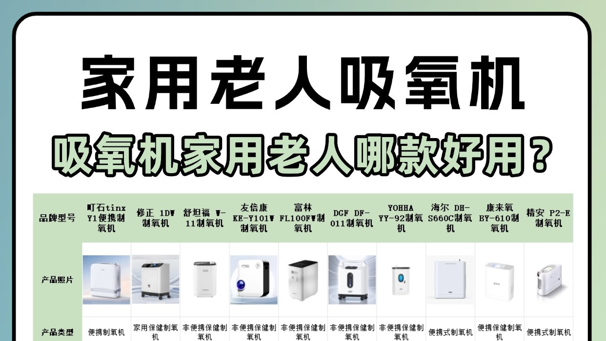 吸氧机家用老人哪款好用？热销第一名品牌排行榜前十名！