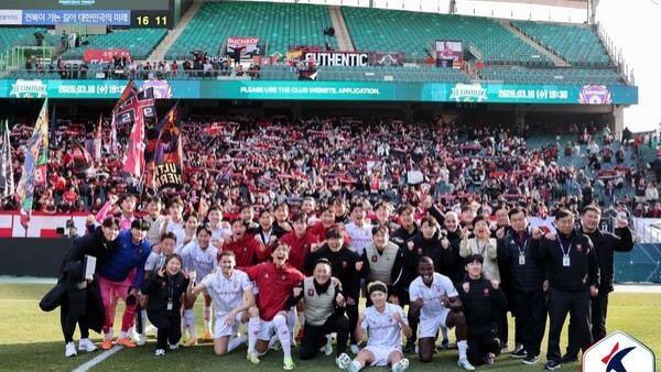 韩足晚报（26.03.01）——黑马肆虐！进球大战富川客场绝杀全北