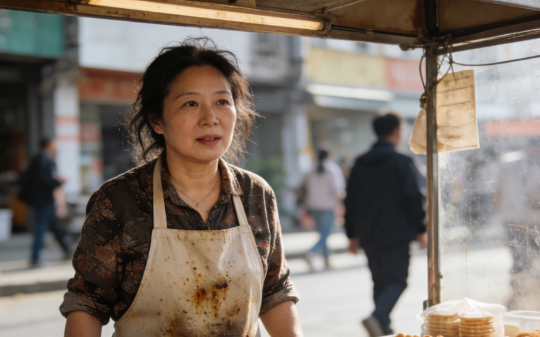 87年，同桌女孩每天分我2个窝头，30年后我资产237亿，她却在街边卖油条，我把车停在她摊前