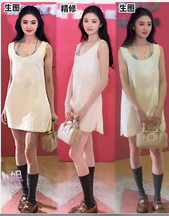 天呐 观摩一下存子生图里的眼珠子 唯一一个生图比精修眼睛大了N倍的人…. ​
