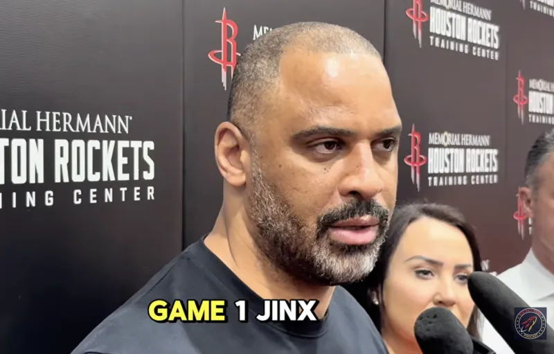 NBA季后赛首轮，火箭将对阵湖人。

火箭主帅艾米-乌度卡接受了记者采访，谈到了