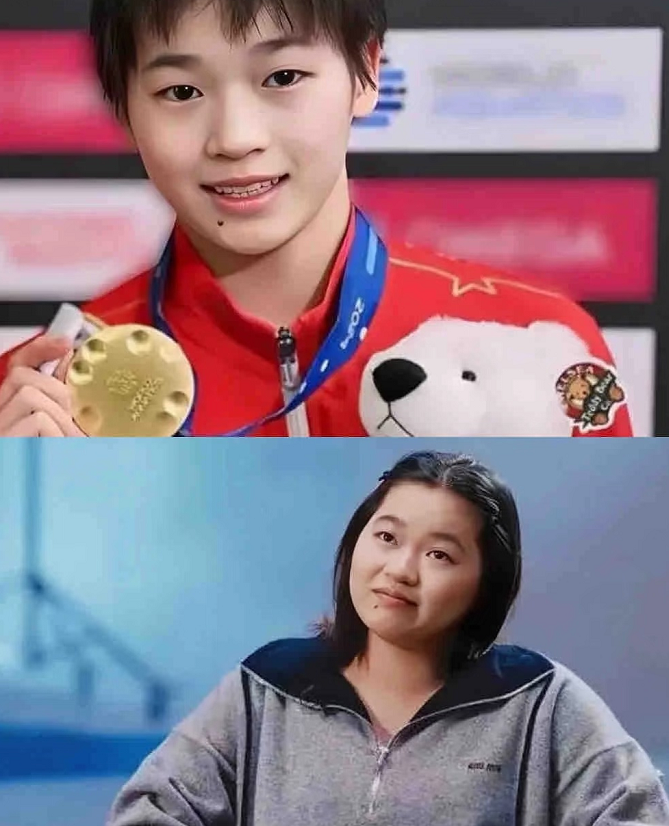 5月14日，全红婵发布日常，并配文“爱你妈妈”。图片显示全红婵握着病床上妈妈的手