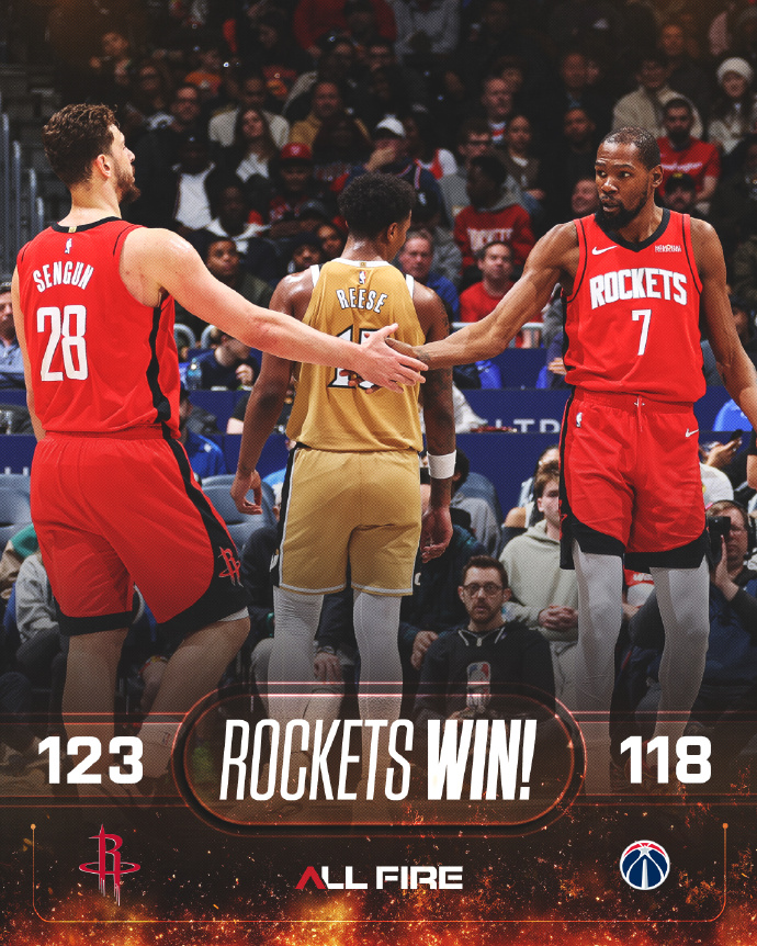 审时度势！#火箭胜奇才# 
奇才投进了19个三分，
命中率甚至高达54%，
但依