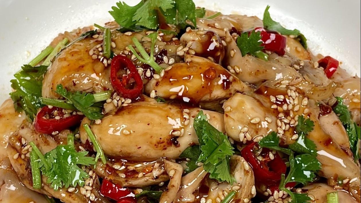 一口就上瘾的家常凉拌鸡腿肉