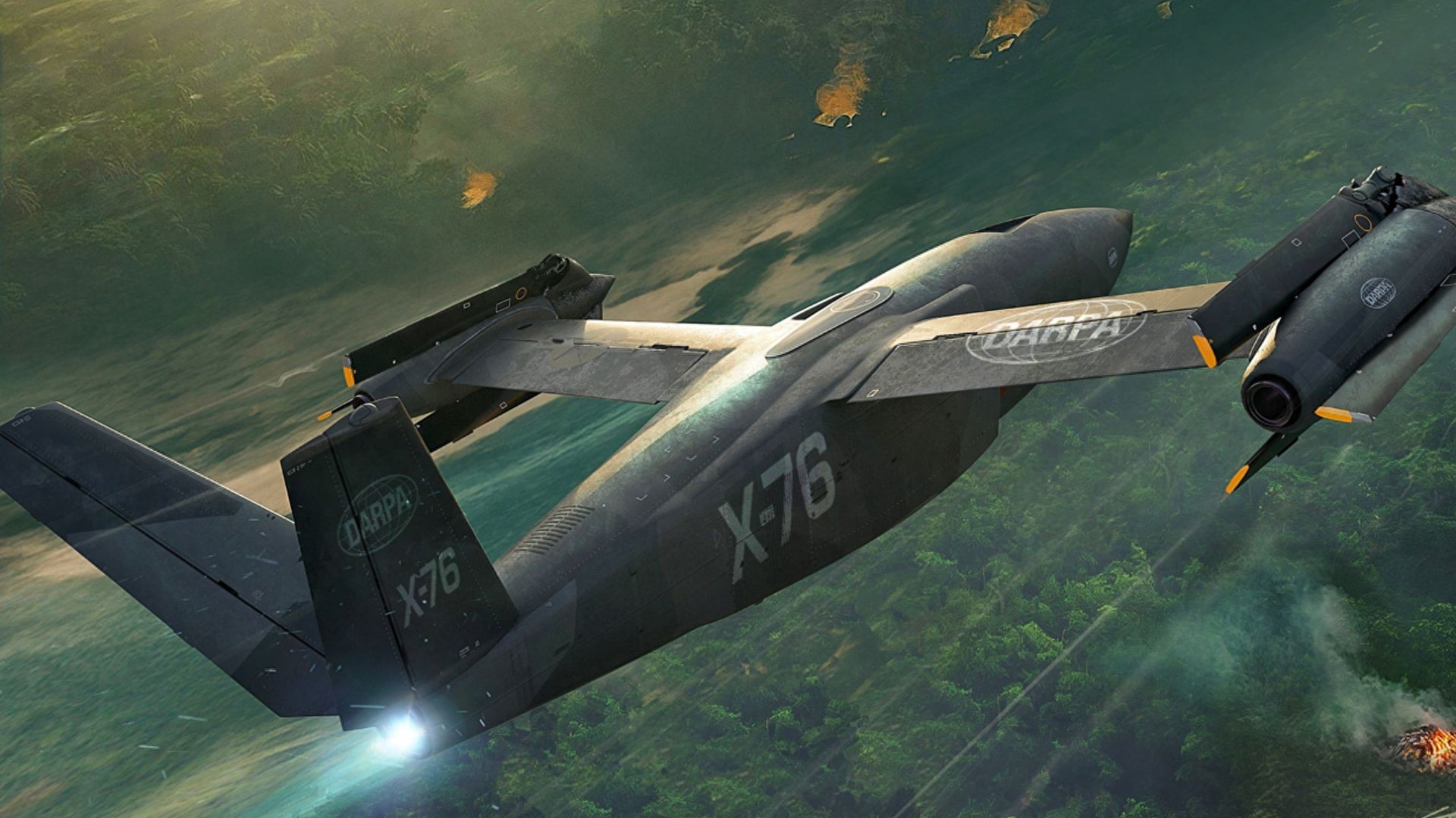 贝尔为“SPRINT”项目研制的X-76高速垂直起降飞机通过设计审查