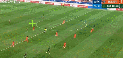 牛！王钰栋梅开二度，浙江队3-1青岛海牛
比赛进行到下半场，落后1球的浙江队翻盘