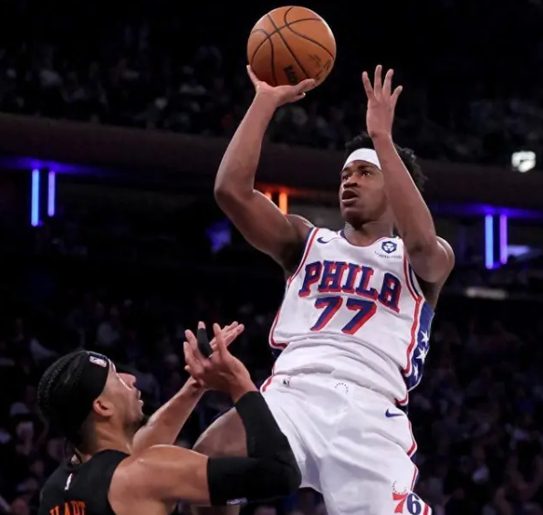 76人 VJ数据真可以啊

得分/篮板/助攻/抢断都是新秀前5，属于拉满了，尤其