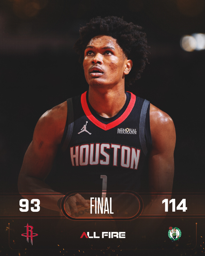 六神无主！#火箭惨败凯尔特人# 
面对没有双探花的凯尔特人，
火箭输了19个篮板