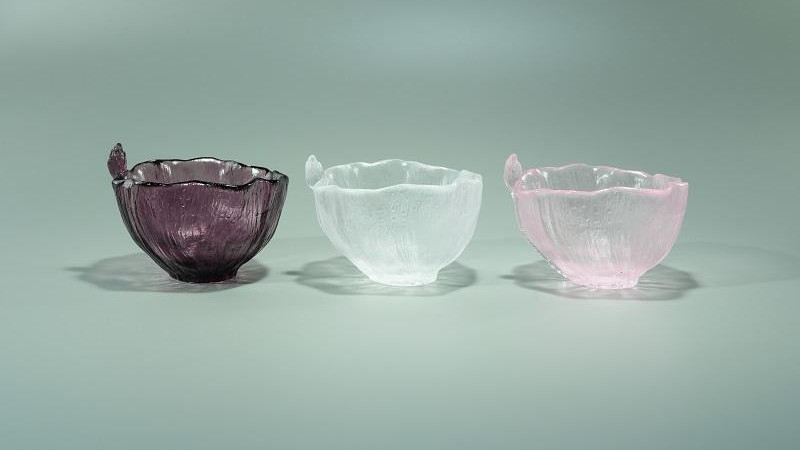 古法琉璃初见小荷杯：小荷初绽，一念清欢