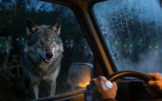 37岁男子退伍后自驾游被狼群包围，头狼竟是失踪4年的军犬，谁料，他大喝一声：归队！接下来一幕让人惊呆