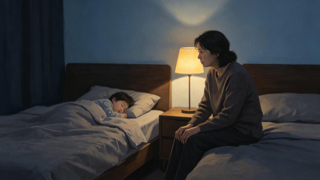 那个哄睡的夜晚，我脑子里闪过一万种想逃离这个房间的方法