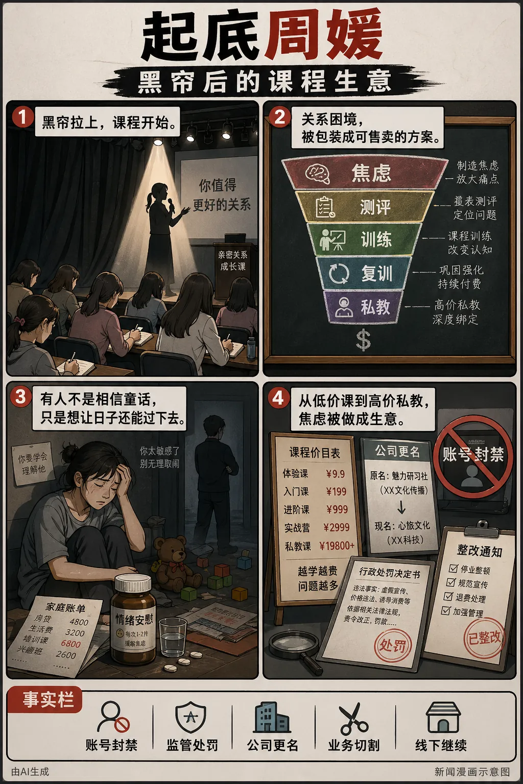 一间被黑帘遮住的教室，把亲密关系焦虑包装成“成长课”