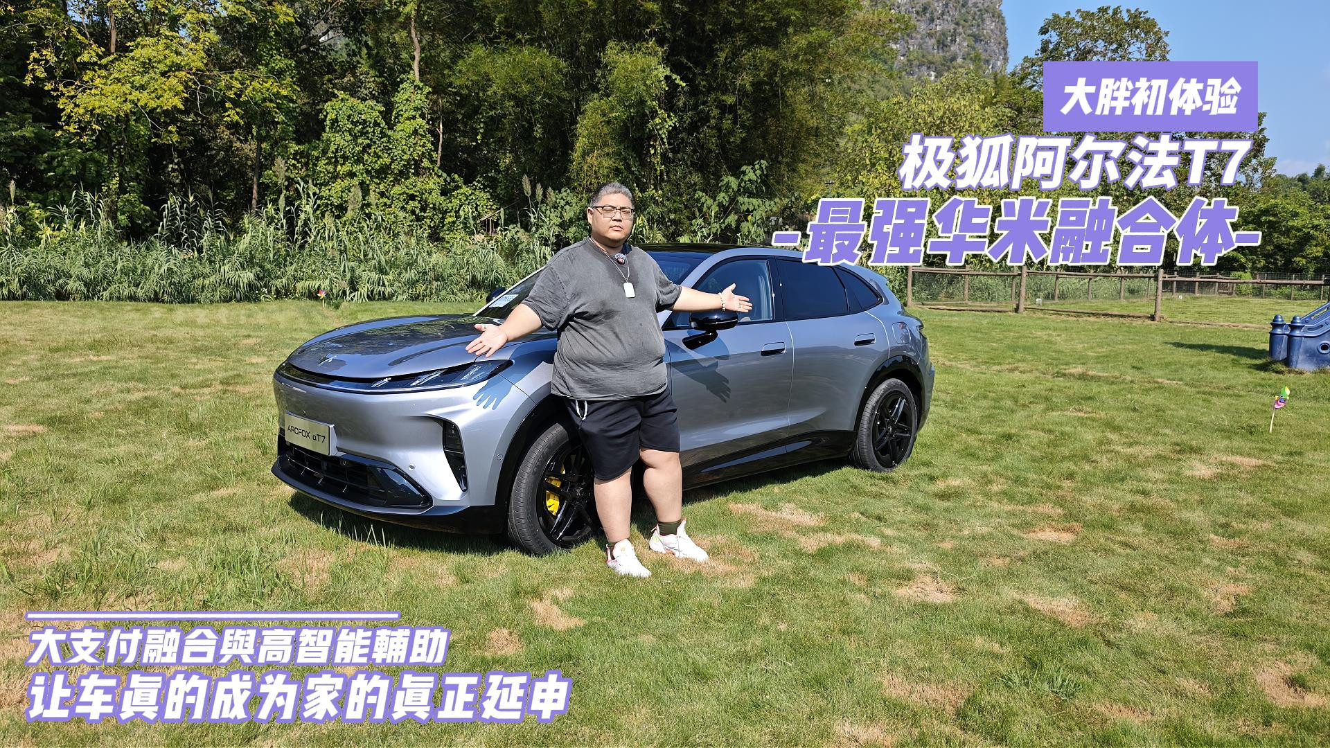 大胖初体验 极狐阿尔法T7顶流智驾与大支付的融合 让车成家