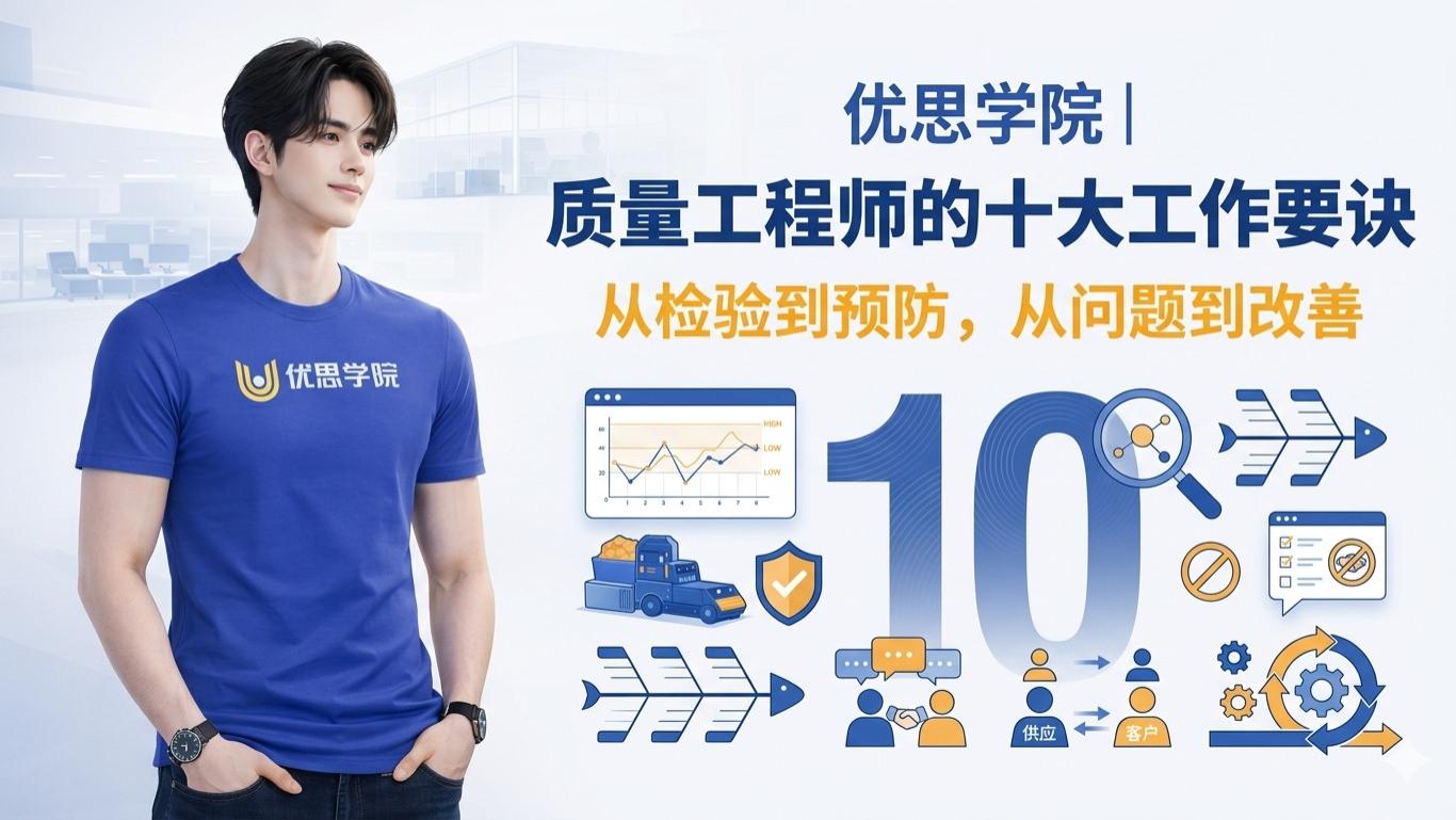 优思学院｜质量工程师的十大工作要诀：从会检验，到会改善，再到会推动组织进步