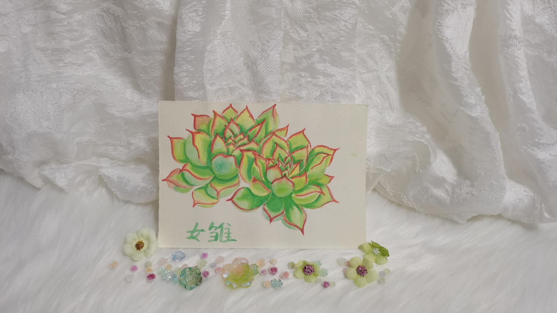 03 水彩女雏（果花甘08）