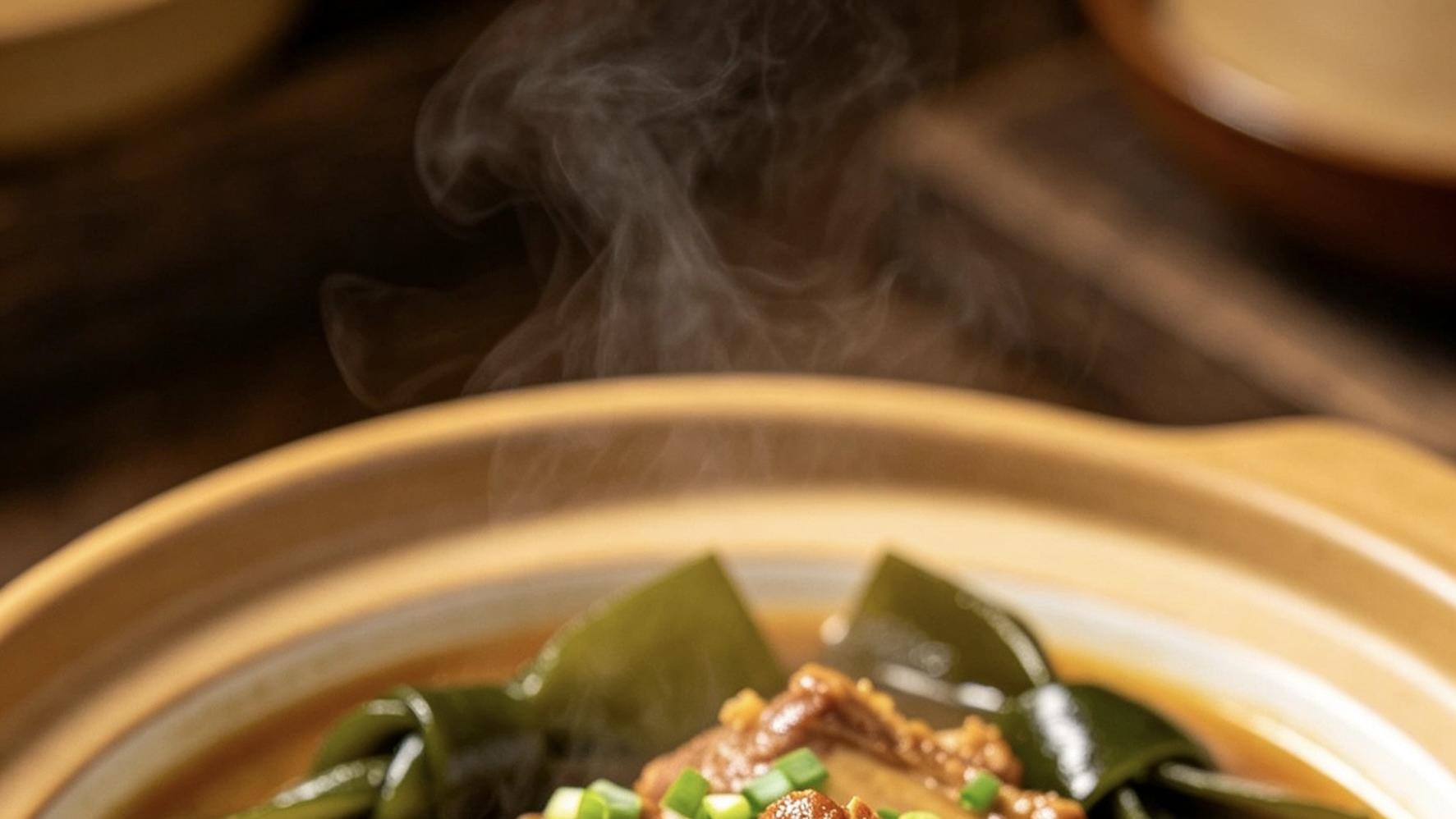 海带结烧排骨：鲜掉眉毛的家常暖味，一锅炖出满满幸福感