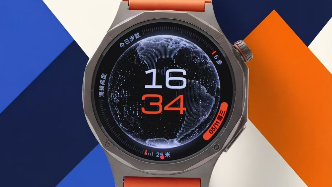 一眼沦陷！OPPO Watch X3橙色款，腕间颜值天花板