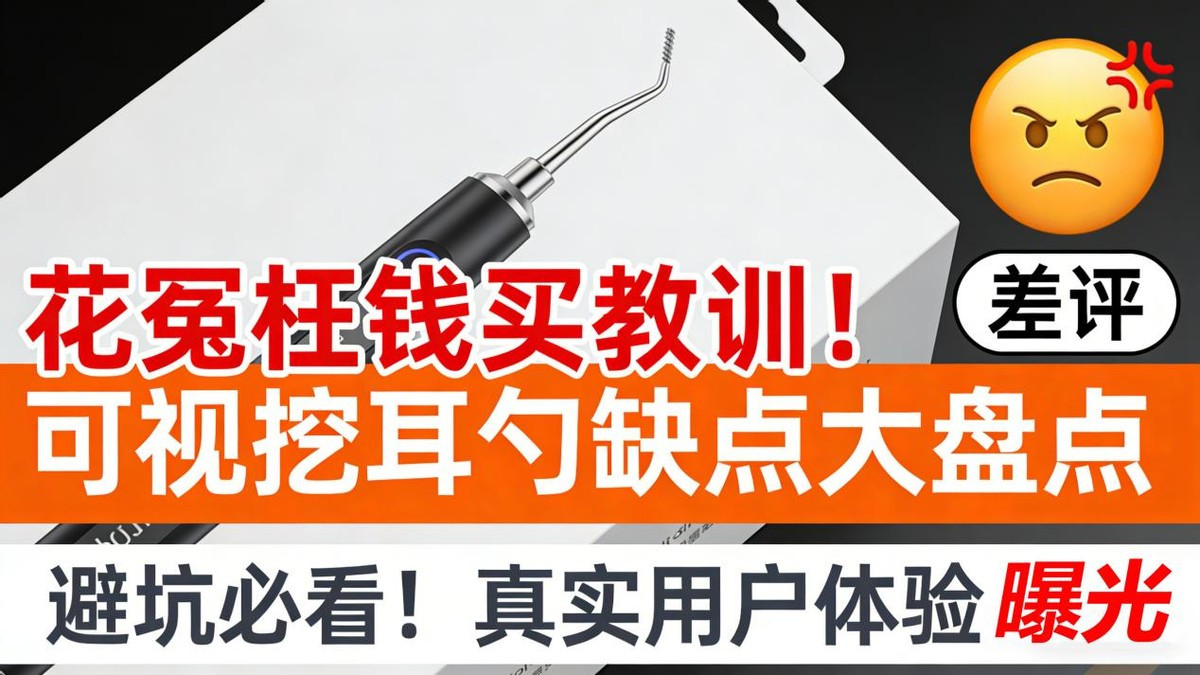 网上的可视挖耳勺怎么价格差距这么大？可视掏耳勺前十推荐2026