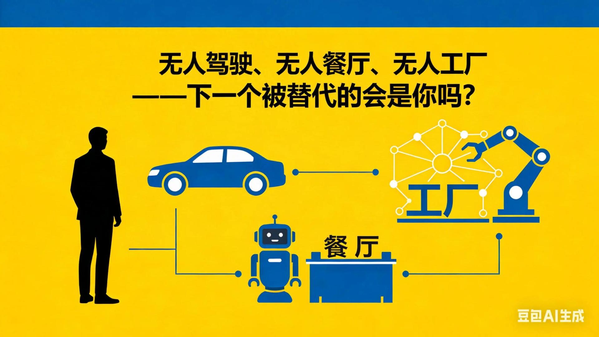下一个被替代的会是你吗？——无人工厂、无人驾驶、无人餐厅，正极速扩张