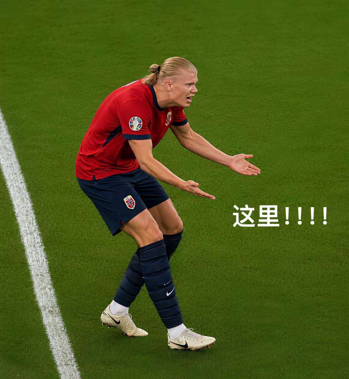 挪威家的7号，以后再想进入国家队，估计悬了。

球品见人品，明明那个球传给哈