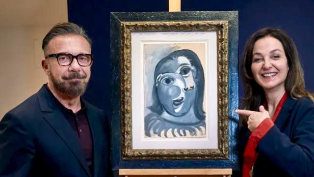 毕加索一幅画以117美元售出，中奖者可自由处置画作