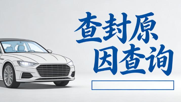 交管显示车辆查封？如何查车辆查封原因？总结了老司机常用的 3 种方法，线上就能查！