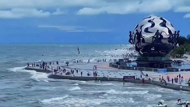 中国滨海长寿市北海在千年丝路与蔚蓝海岸交汇处