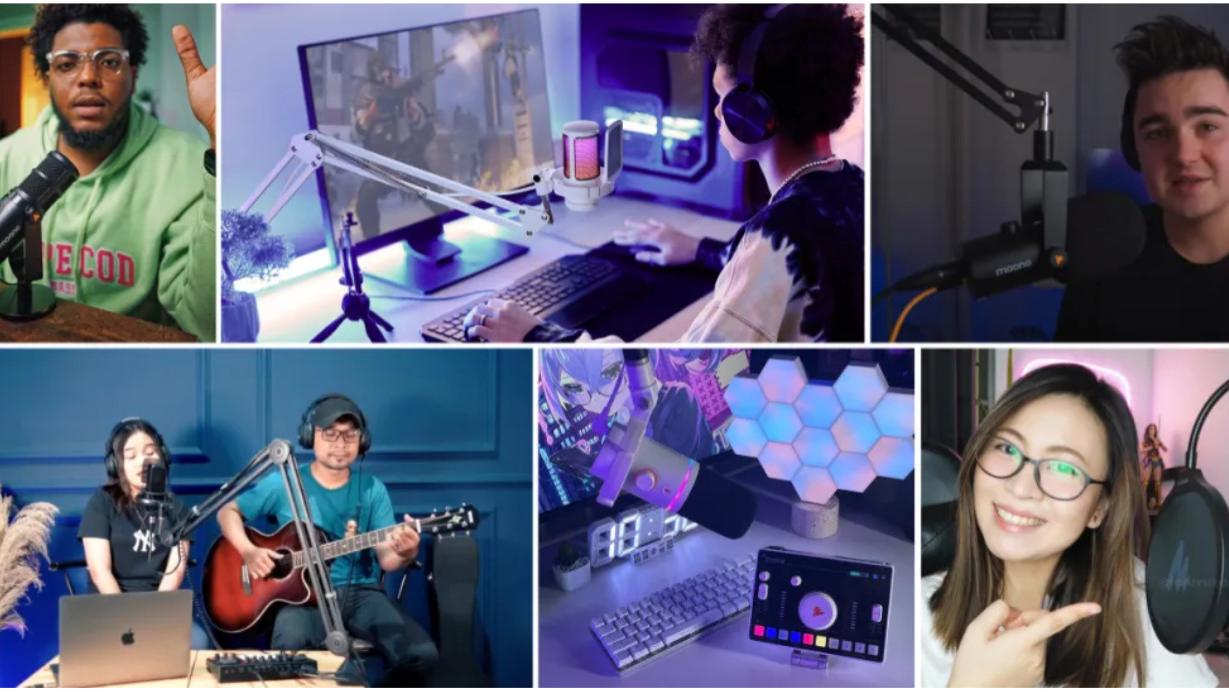 游戏直播麦克风哪个品牌好？五个适合新手主播的麦克风推荐