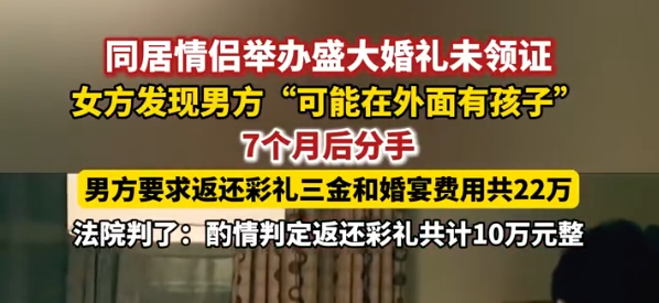 浙江嘉兴。建伟（化名）和佳慧（化名）在2024年准备筹办婚礼，精心挑选了结婚用的