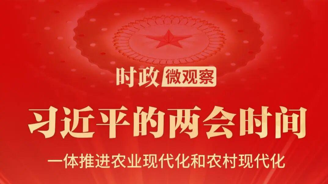 习近平的两会时间丨加快建设宜居宜业和美乡村