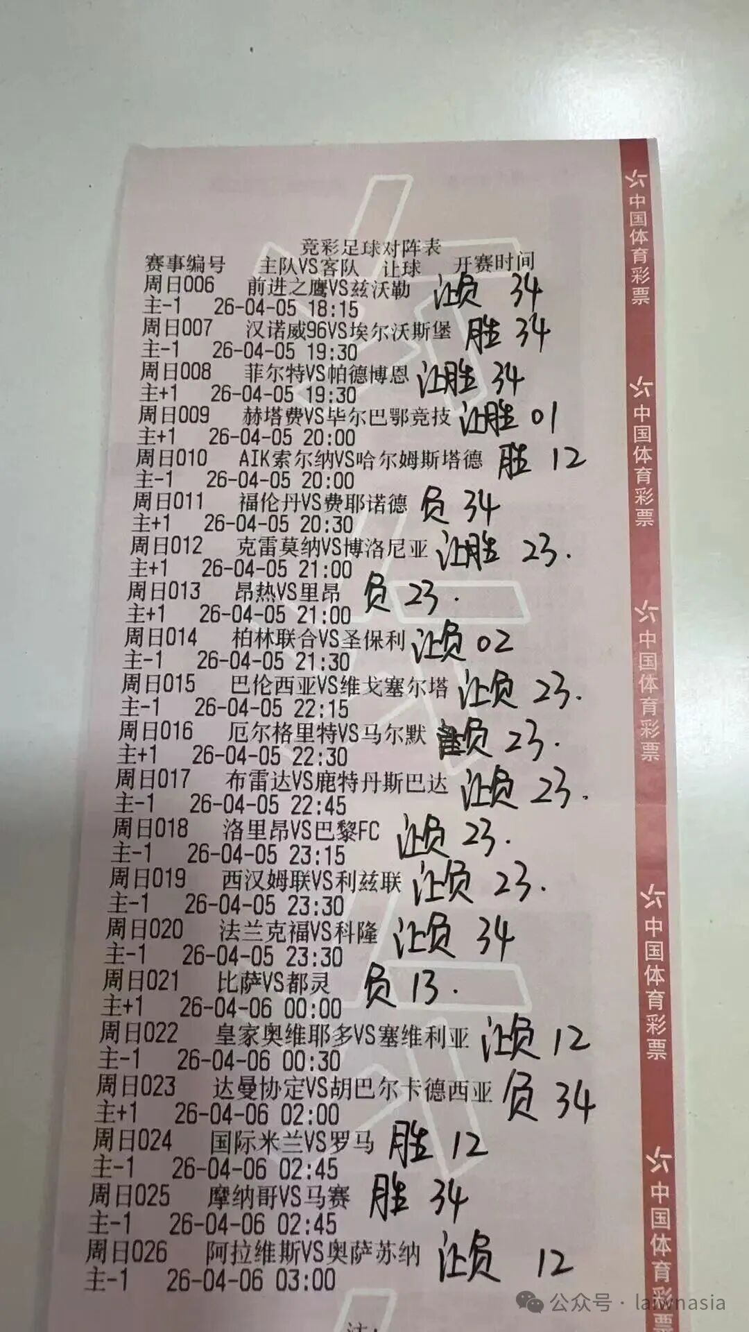 今天26场扫盘已更新