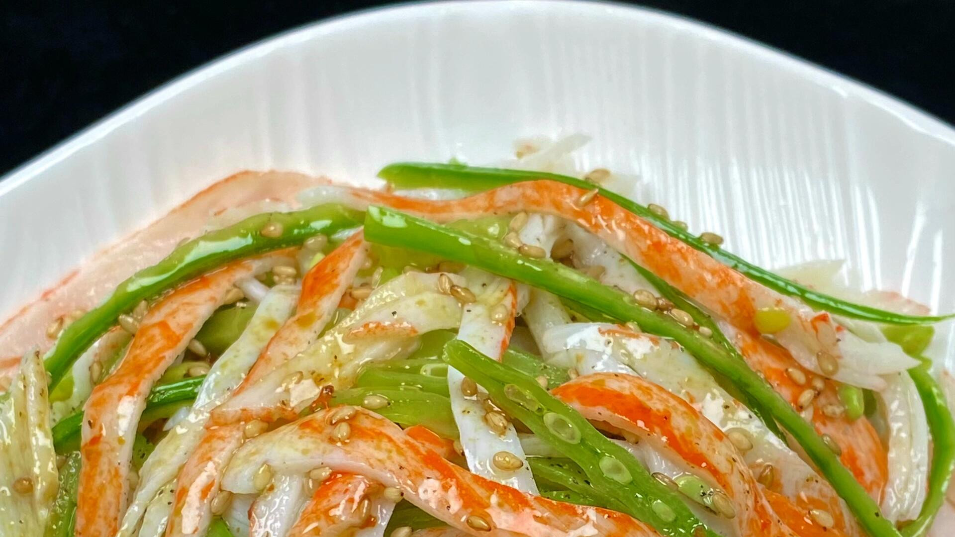 好吃到破防😭一定要试试这个荷兰豆拌蟹柳！！