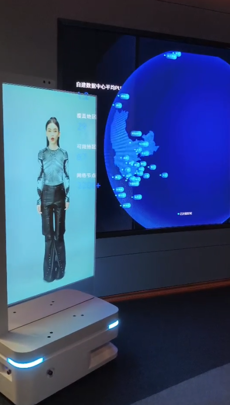 扬程电子移动AI透明屏厂家解决方案