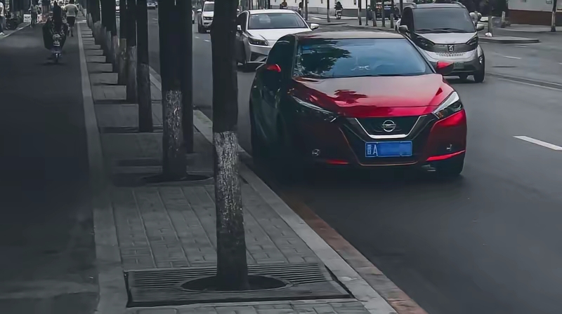 丰田在老家被人踹了门。