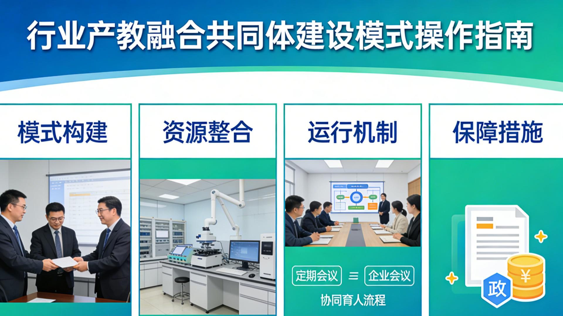 行业产教融合共同体建设模式操作指南