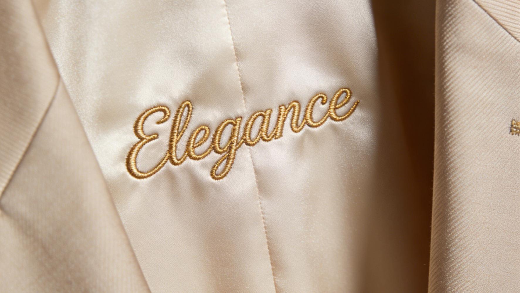 高端西装定制细节：醋酸里布 logo 丝印如何做到精致不掉色？