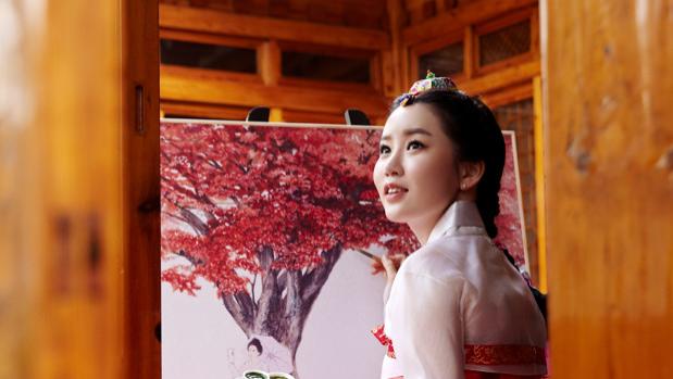 韩国画家金炫廷笔下的韩国肖像：内秀——青春不是年龄，而是方向