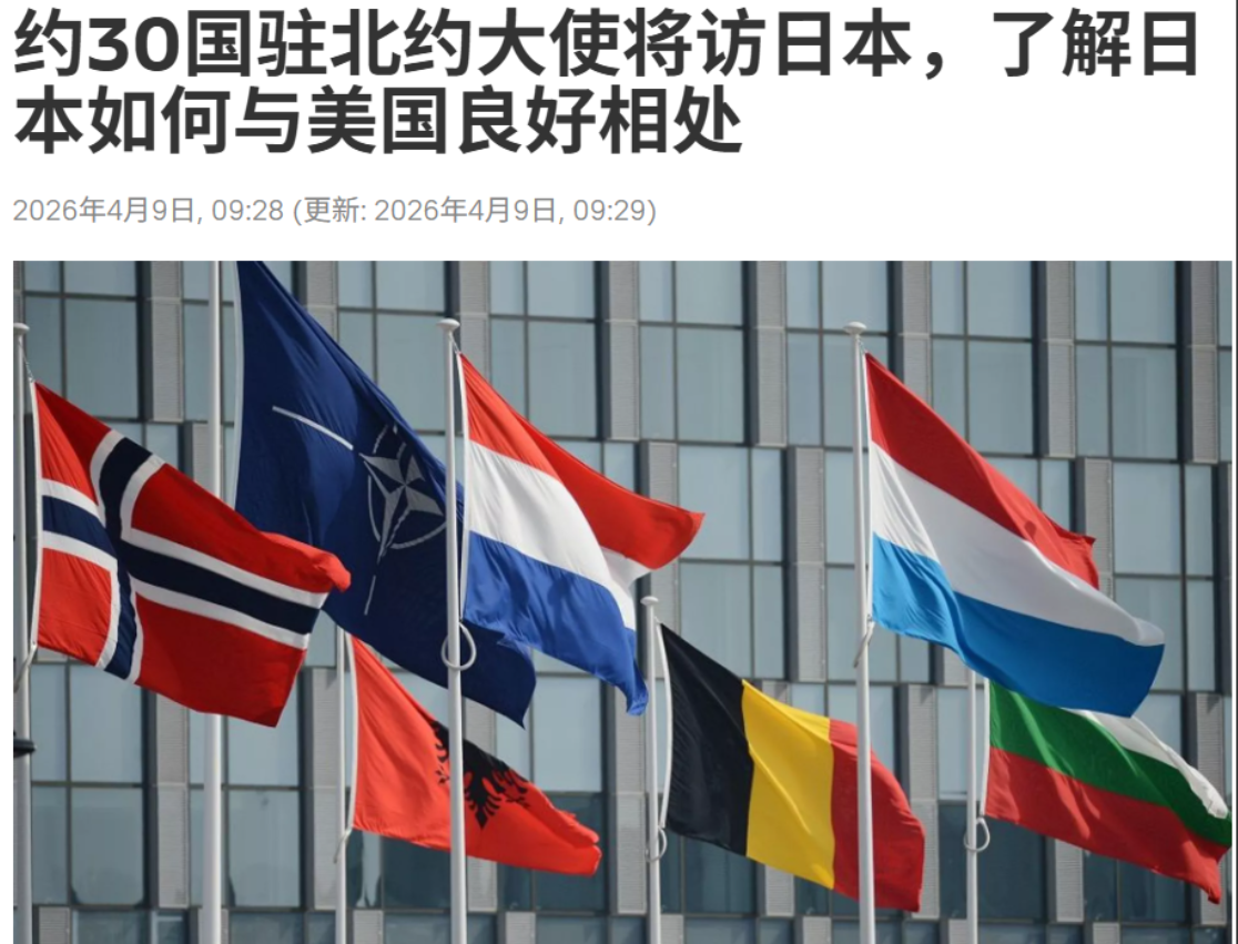 驻北约30国大使将访日，商量如何对付中俄，重点学习怎么哄特朗普

据日本NHK电
