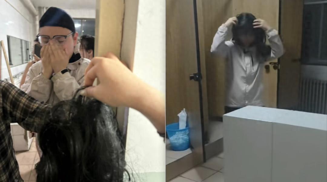 男生戴假发进女生宿舍偷拍？警方已介入