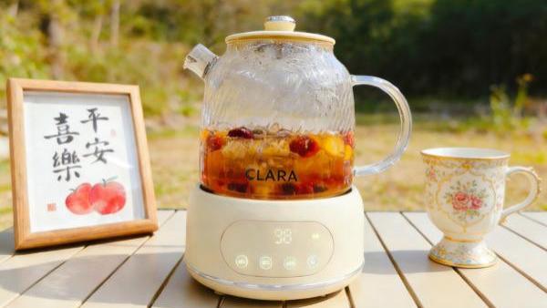 clara可莱养生壶：全玻璃通透煮茶，健康生活一键开启！‌