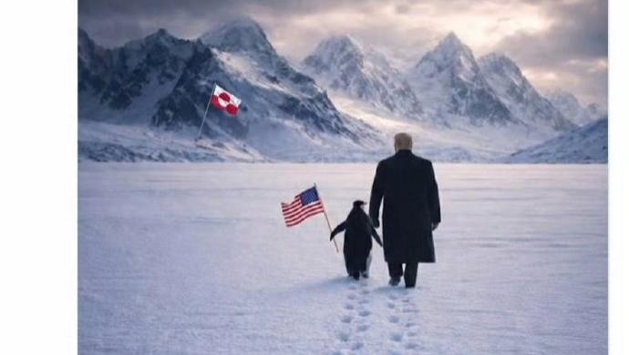 特朗普北极“拥抱企鹅”：白宫AI图闹乌龙，一场政治宣传的常识翻车