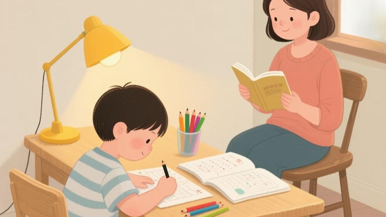 你心静了，孩子才能走得更稳