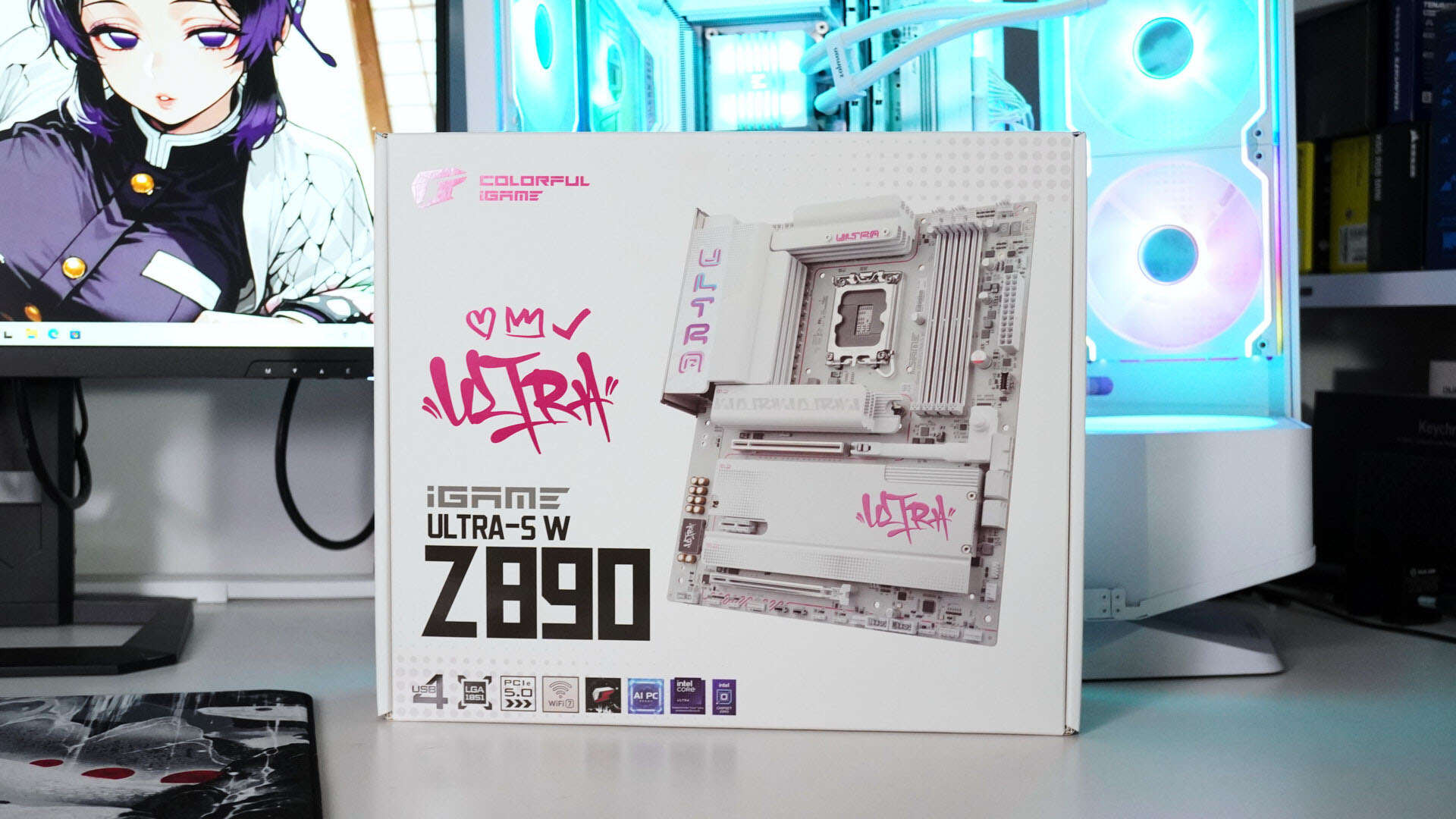 高颜值超旗舰主板 - 七彩虹iGame Z890 ULTRA-S W