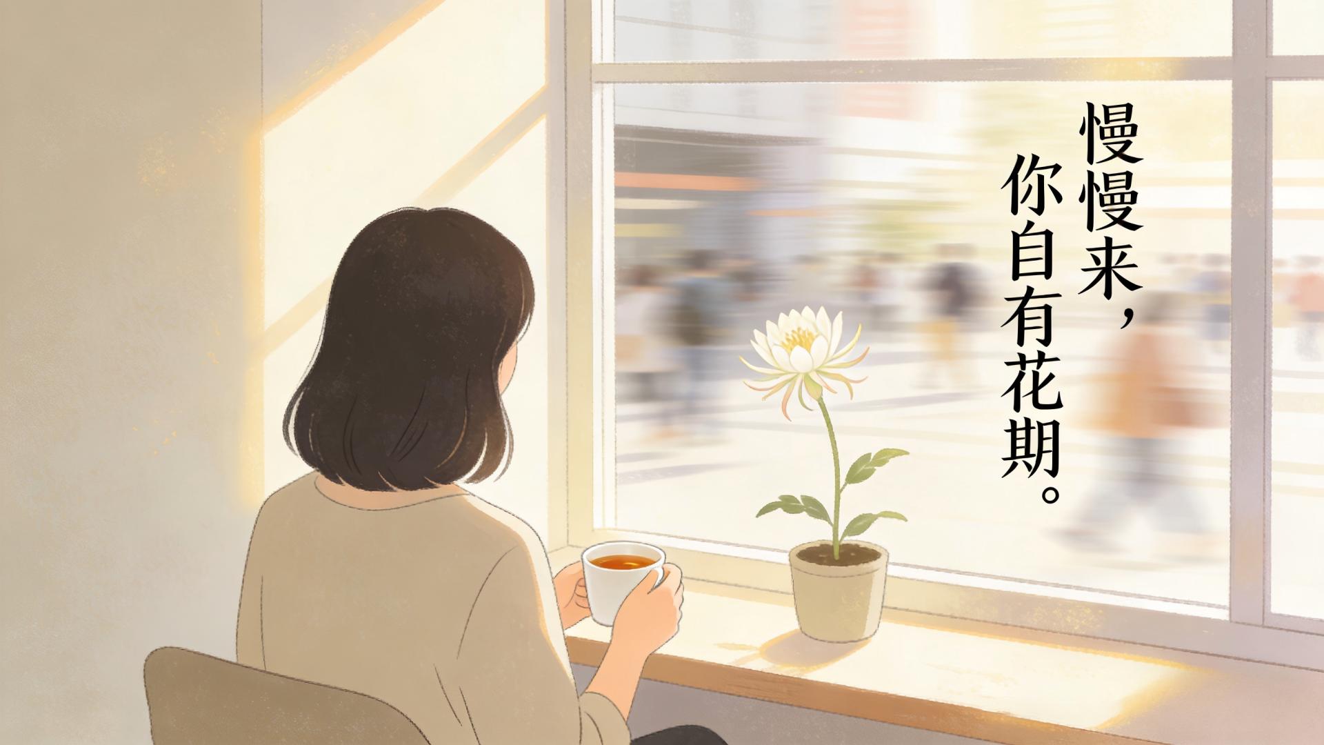 焦虑的根源，就是总在用别人的时刻表，赶自己的路