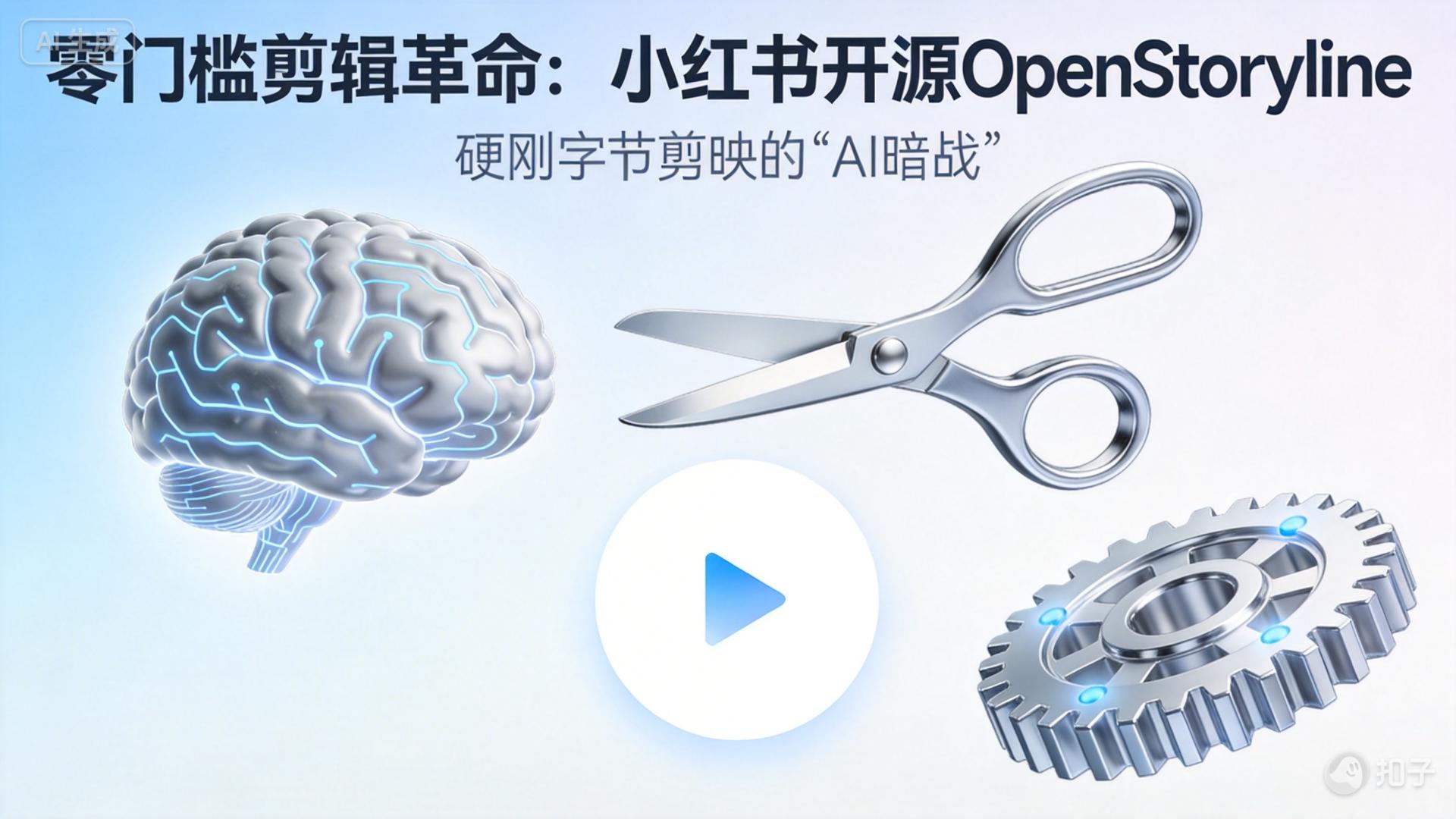 零门槛剪辑革命：小红书开源OpenStoryline，硬刚字节剪映的“AI暗战”