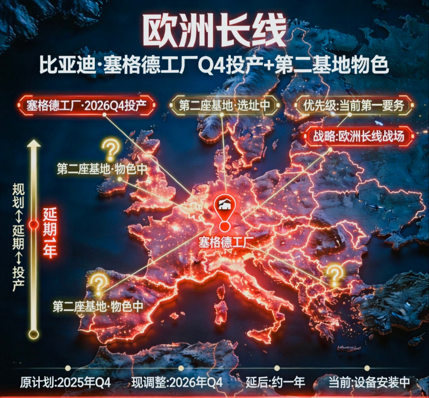比亚迪欧洲建厂有新动态