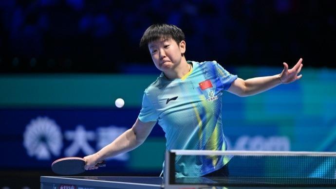 世界杯3连冠创历史？孙颖莎：我没关注这条新闻 对手都是洲际冠军先冲出小组赛
