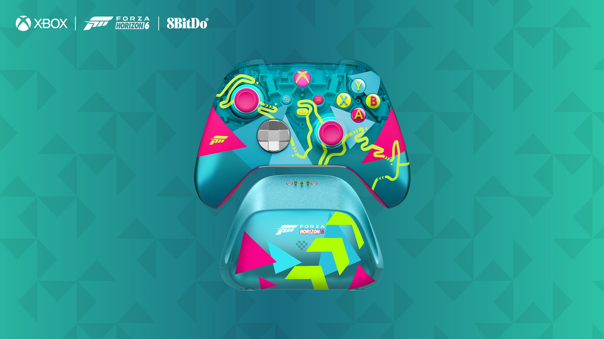 8BitDo Xbox 无线手柄充电座 – Forza Horizon 6 联名款全球限量发布